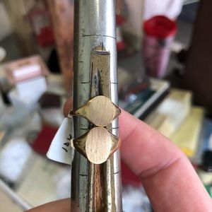 VINTAGE 90’s SOLID 14KT GOLD SIGNET RINGS LOT OF 2